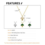 F.I.N.S Mushroom S925 Silver Pendant Necklace Choker Chain