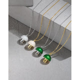 F.I.N.S Mushroom S925 Silver Pendant Necklace Choker Chain