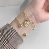 925 Silver Bangles for Women Charm Bracelets Beads Ladies Bangles