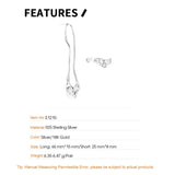 F.I.N.S Concave Convex S925 Silver Asymmetric Earrings