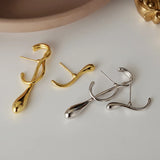 F.I.N.S Exaggerated Abstract S925 Silver Stud Earrings