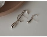 F.I.N.S Exaggerated Abstract S925 Silver Stud Earrings