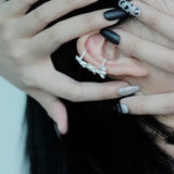 F.I.N.S Hyperbole S925 Clip Earrings Gothic Party Gift Ear Cuff