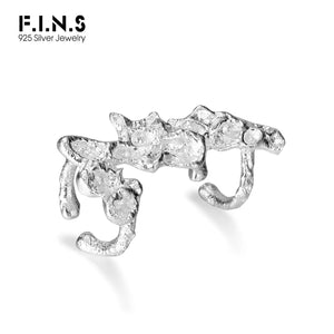 F.I.N.S Hyperbole S925 Clip Earrings Gothic Party Gift Ear Cuff