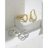 F.I.N.S INS S925 Silver Earrings Figure 8 Ear Stud Minimalist Jewel
