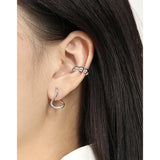 F.I.N.S INS S925 Silver Earrings Figure 8 Ear Stud Minimalist Jewel