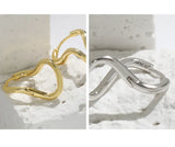 F.I.N.S INS S925 Silver Earrings Figure 8 Ear Stud Minimalist Jewel