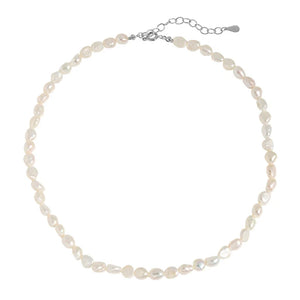 Baroque Pearl S925 Silver Choker Necklace