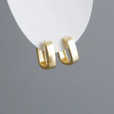 F.I.N.S Real S925 Sterling Silver Hoop Earrings for Women