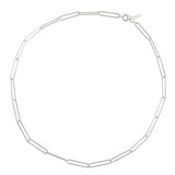F.I.N.S S925 Silver Necklace Stackable Chain Choker Minimalist Jewelry