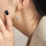 Minimalism Sterling Silver Dangle Earrings