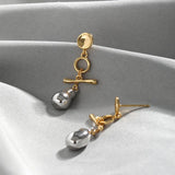 Minimalism Sterling Silver Dangle Earrings