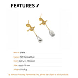 Minimalism Sterling Silver Dangle Earrings