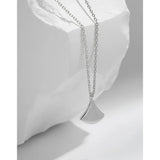 Minimalist Silver Pendant Necklace