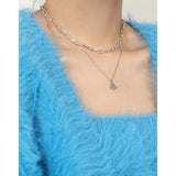 Minimalist Silver Pendant Necklace