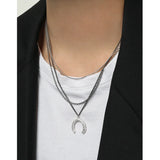 F.I.N.S Minimalist S925 Sterling Silver Twist Choker Necklace