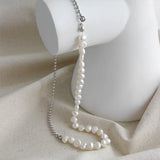 Baroque Freshwater Pearl Beads Chain Necklace