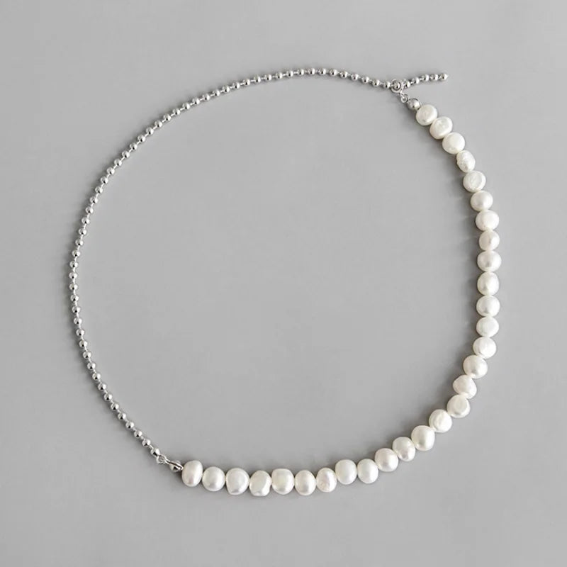 Baroque Freshwater Pearl Beads Chain Necklace