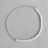 Baroque Freshwater Pearl Beads Chain Necklace