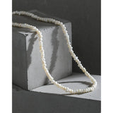 F.I.N.S 3mm Mini Baroque Pearl Chain S925 Silver Necklace