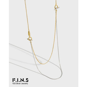 S925 Sterling Silver Necklace Clavicle Chain Necklace