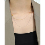 S925 Sterling Silver Necklace Clavicle Chain Necklace