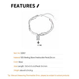 S925 Silver Baroque Pearl Zircon Bracelet For Girls