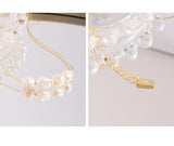 Minimalism Baroque Pearl Clavicle Necklace S925 Sterling Silver Chain for Women