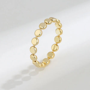 F.I.N.S Minimalist Silver Ring Stackable Finger Ring 925