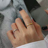 F.I.N.S Minimalist Silver Ring Stackable Finger Ring 925