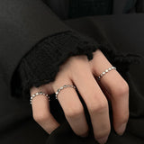F.I.N.S Minimalist Silver Ring Stackable Finger Ring 925