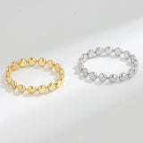 F.I.N.S Minimalist Silver Ring Stackable Finger Ring 925