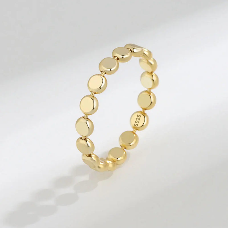 F.I.N.S Minimalist Silver Ring Stackable Finger Ring 925