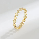 F.I.N.S Minimalist Silver Ring Stackable Finger Ring 925