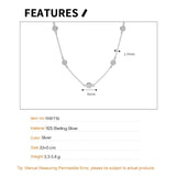 Geometric Smooth Round Disc S925 Silver Necklace