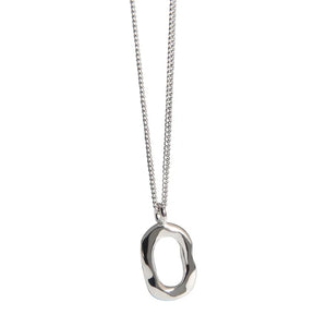 F.I.N.S Minimalist Geometric S925 Silver Necklaces Pendants Stackable Chain