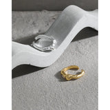Real S925 Sterling Silver Ear Clip Minimalist Design