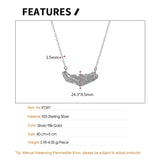 F.I.N.S Minimalist S925 Silver Necklace Pendants for Women