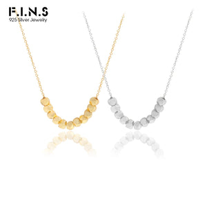 Minimalist S925 Sterling Silver Necklace Geometric Clavicle Chain