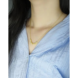 Minimalist S925 Sterling Silver Necklace Geometric Clavicle Chain