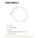 Minimalist Oval Beads Texture S925 Silver Anklet for Women