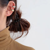 925 Silver Irregular Ear Clip Men Women Ear Bone Cuff Jewelry