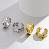 925 Silver Irregular Ear Clip Men Women Ear Bone Cuff Jewelry