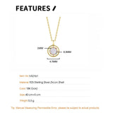 F.I.N.S 925 Silver Sun Necklace Shell Pendant Chain Jewelry