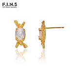 F.I.N.S Original Candy S925 Silver Crystal Earrings