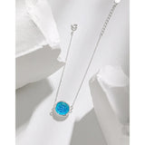 F.I.N.S Marine Series Round S925 Silver Bracelets for Women Concave Hand Jewelry