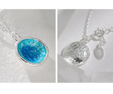 F.I.N.S Marine Series Enamel 925 Sterling Silver Necklace Woman