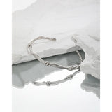 F.I.N.S Original Winding Vines Pure S925 Sterling Silver Open Adjustable Bangle
