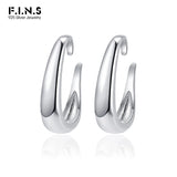 S925 Silver Earcuffs for Women C-Shaped Minimalist Jewelry