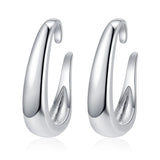 S925 Silver Earcuffs for Women C-Shaped Minimalist Jewelry